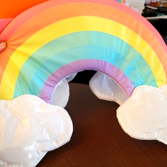 Hyde & EEK! Pastel Rainbow LED Light Up Dog Costume Size M - Picture 2 of 11